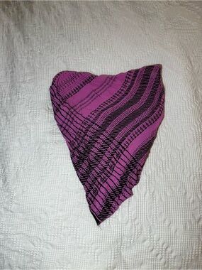 Free People Bandana Top in Black and Purple